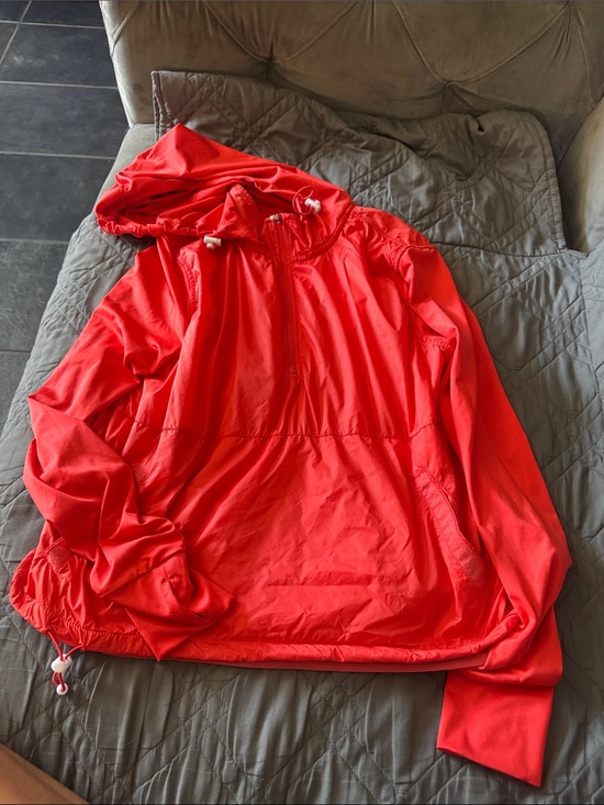Avia Jackets & Blazers - Avia Bright Red Lightweight Hooded Jacket